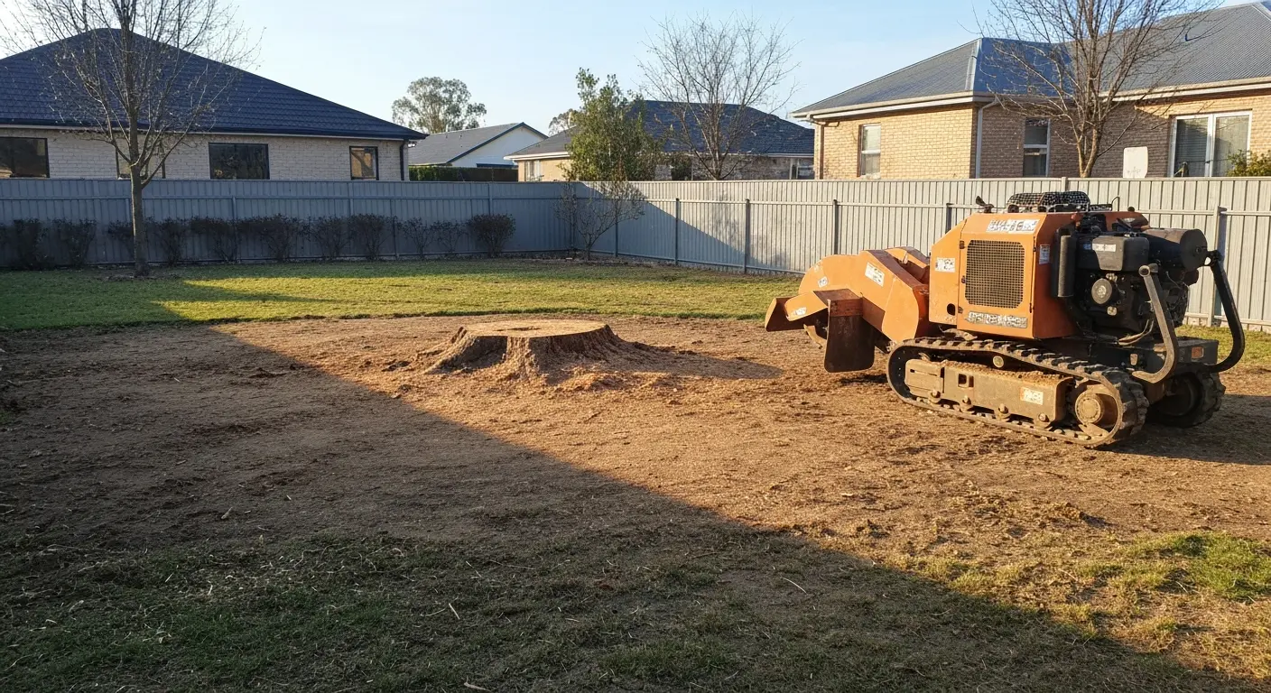 Stump grinding