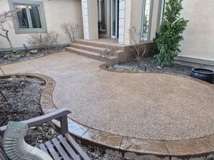 concrete patio in overland park, ks