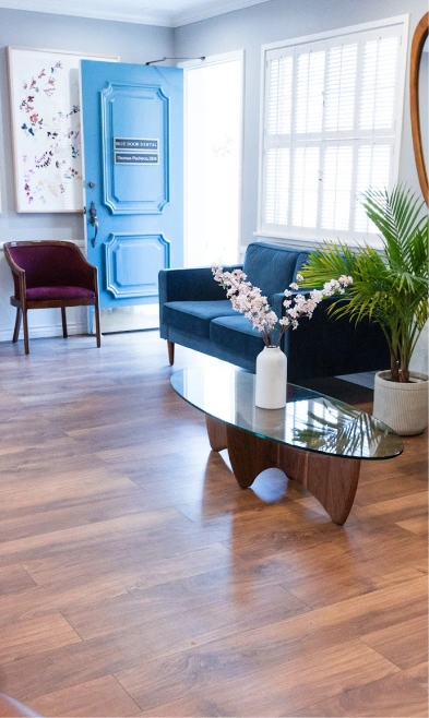 Blue Door Dental Office Interior