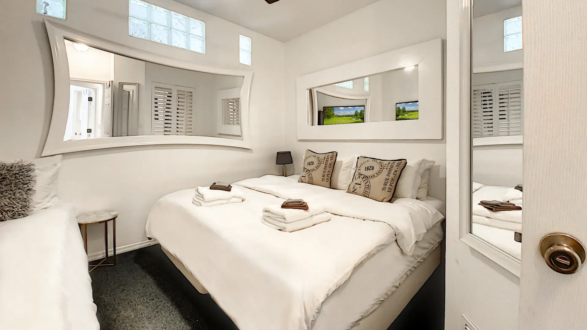 South beach miami drone view