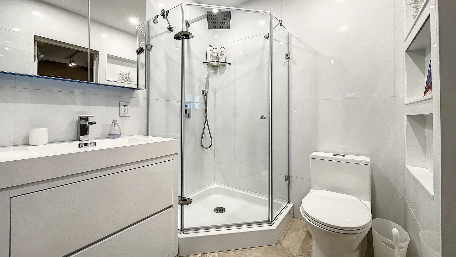 South beach miami drone view