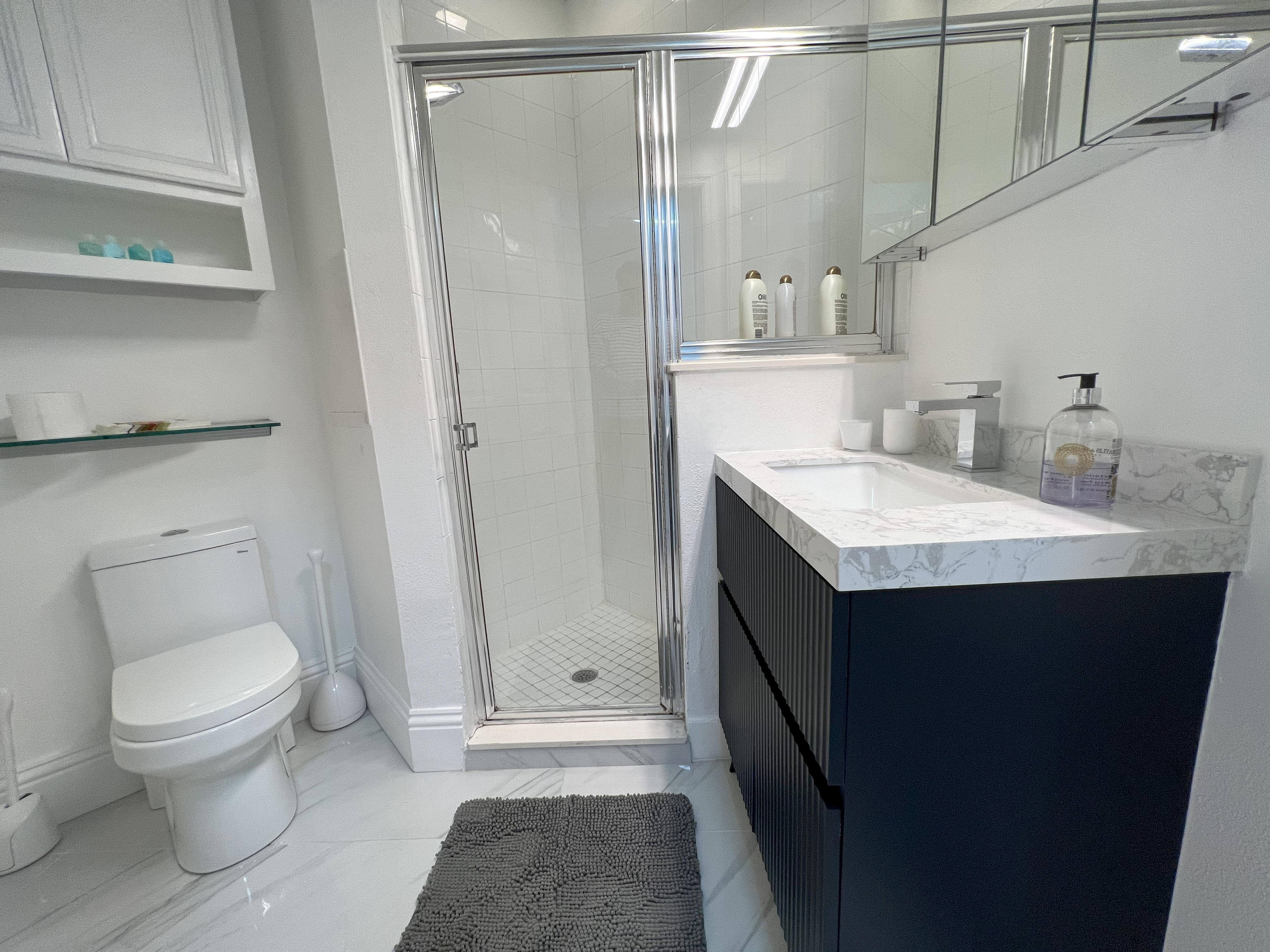 South beach miami drone view