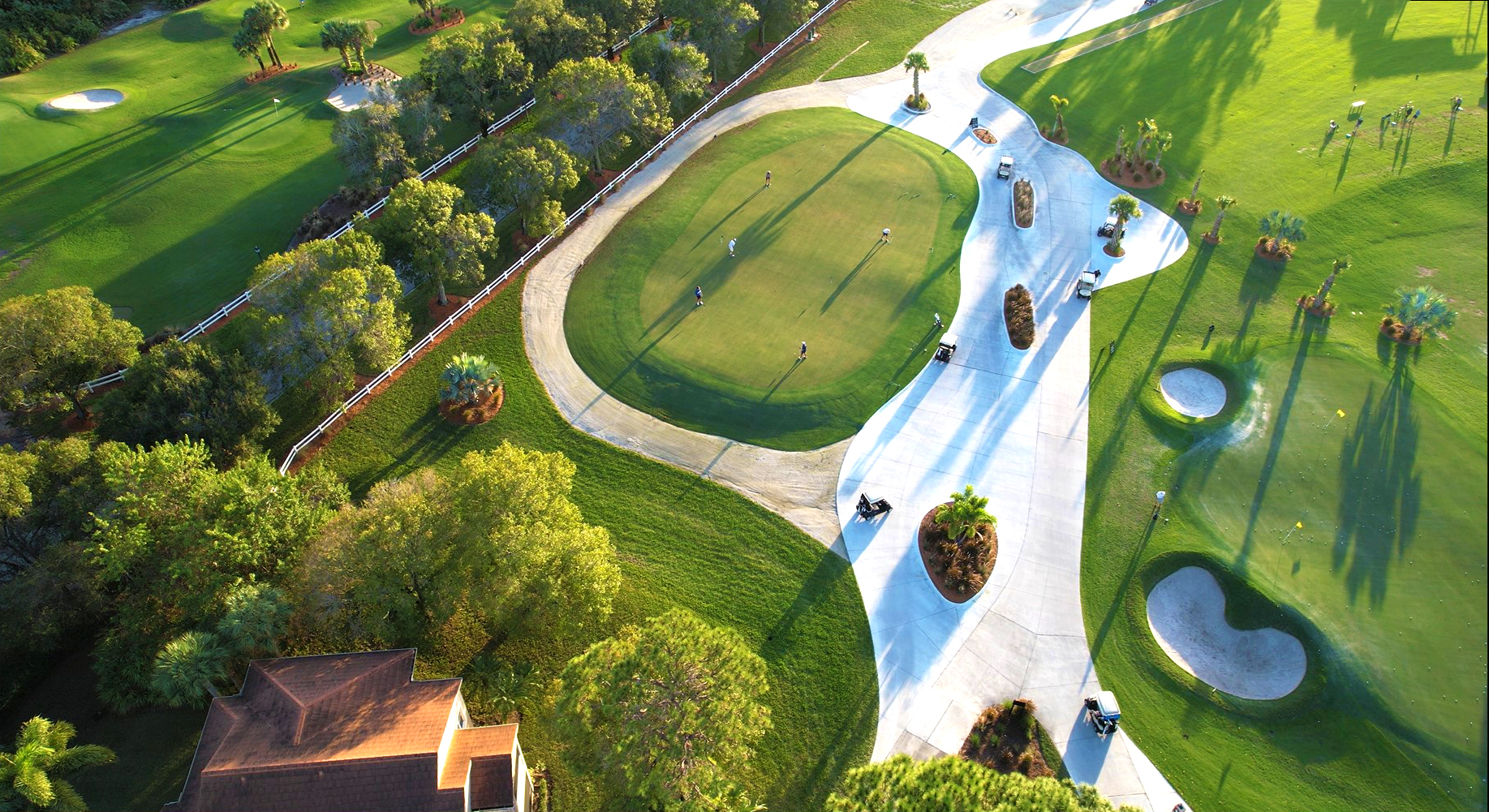 South beach miami drone view