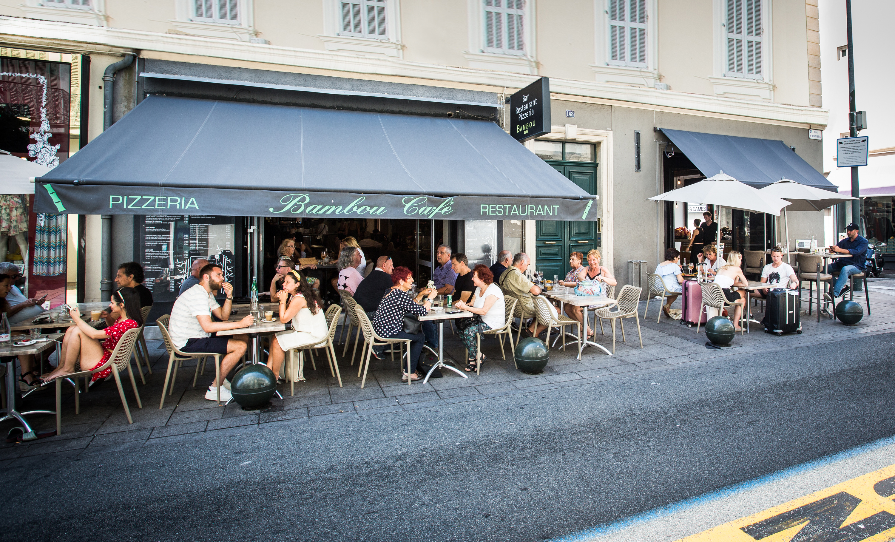 South beach miami drone view
