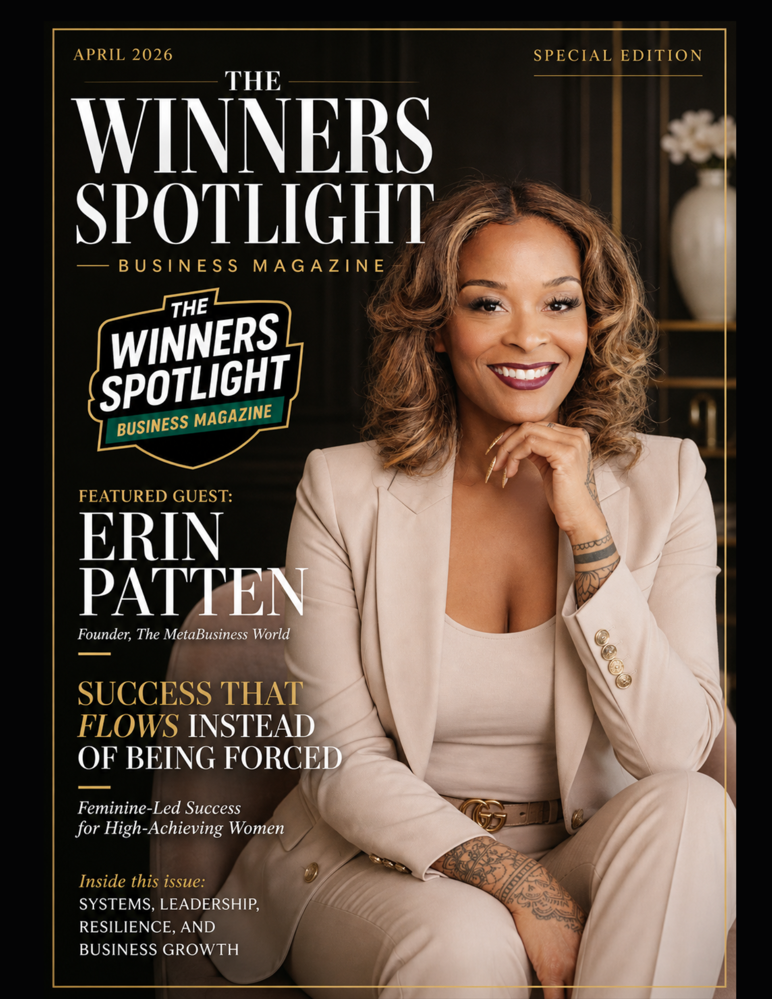 Winners Spotlight Magazine cover