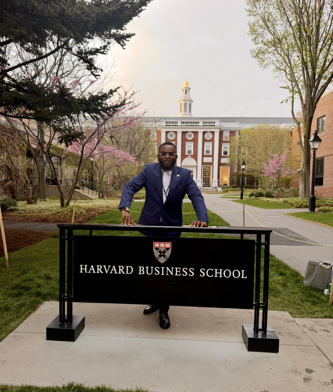 Jay Adewole during a business leadership event