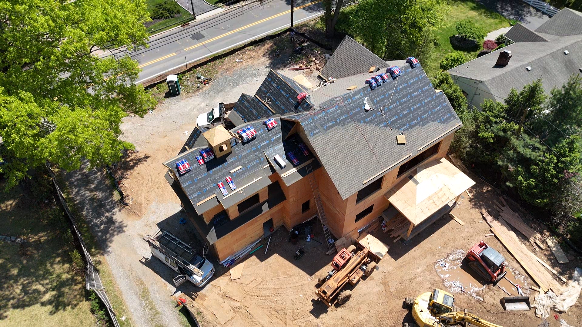 Finished roof