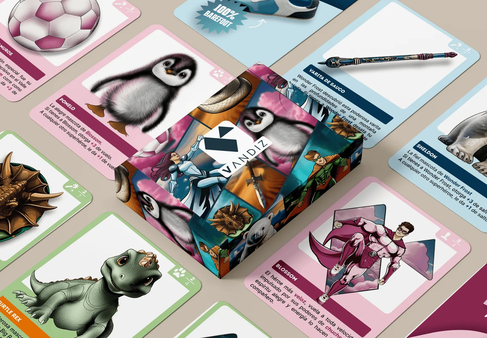 Cromos coleccionables de la campaña de Vandiz