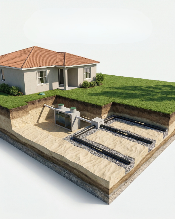 Florida home septic system