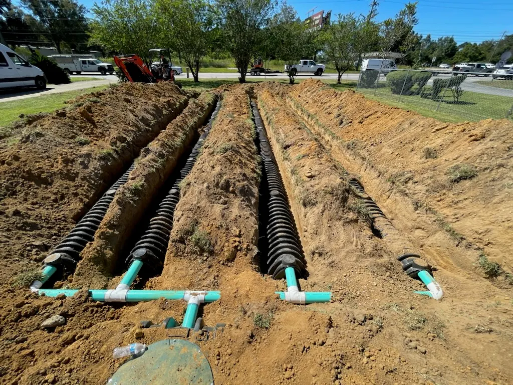Pensacola septic drain field