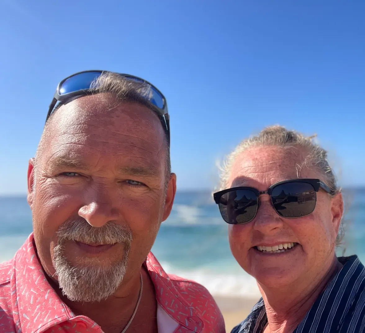 Kim and Rob, owners of R&K Plumbing, in Pensacola, FL