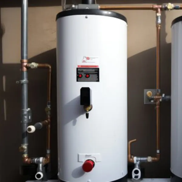 Gas and electric water heater installed by R&K Plumbing in Pensacola, FL