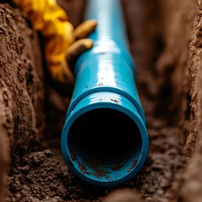 Water line repipe work in progress on a Pensacola, FL home by R&K Plumbing