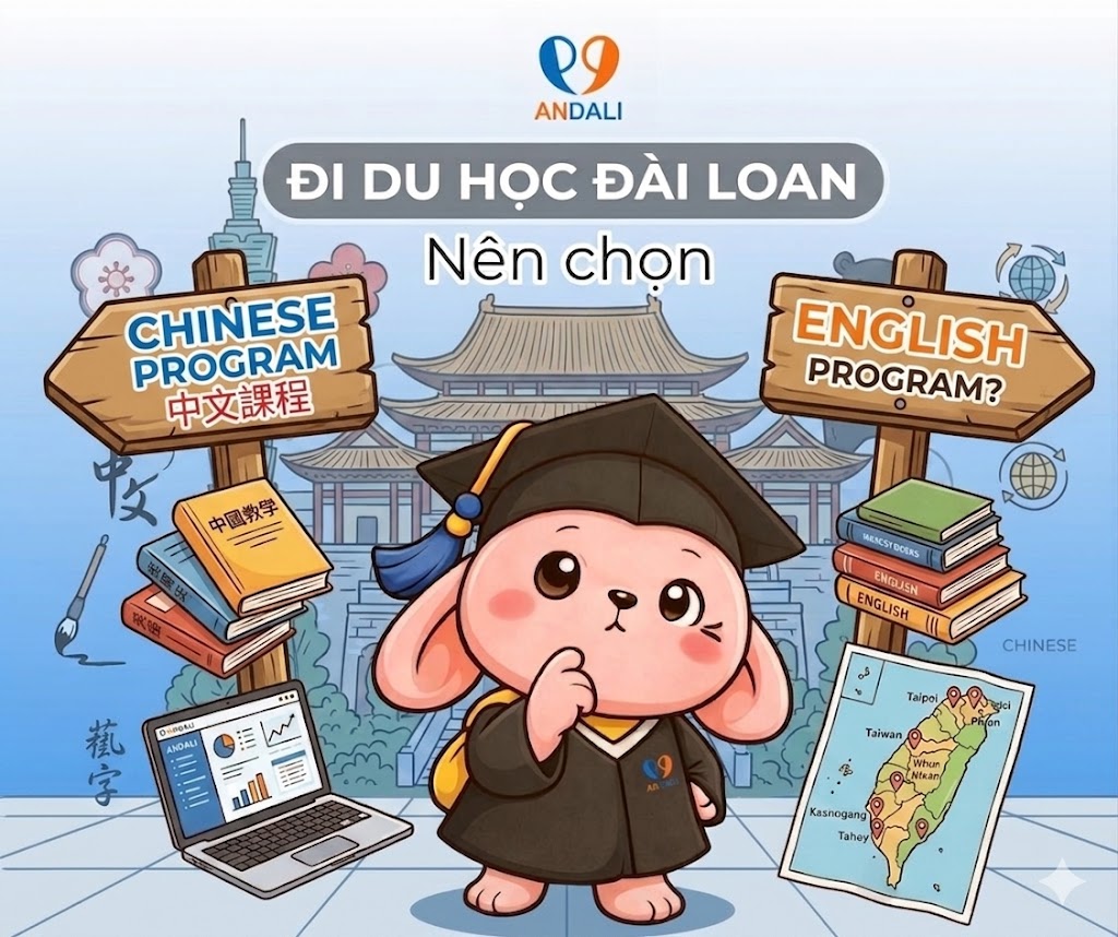  Du học Đài Loan nên học tiếng Trung hay tiếng Anh