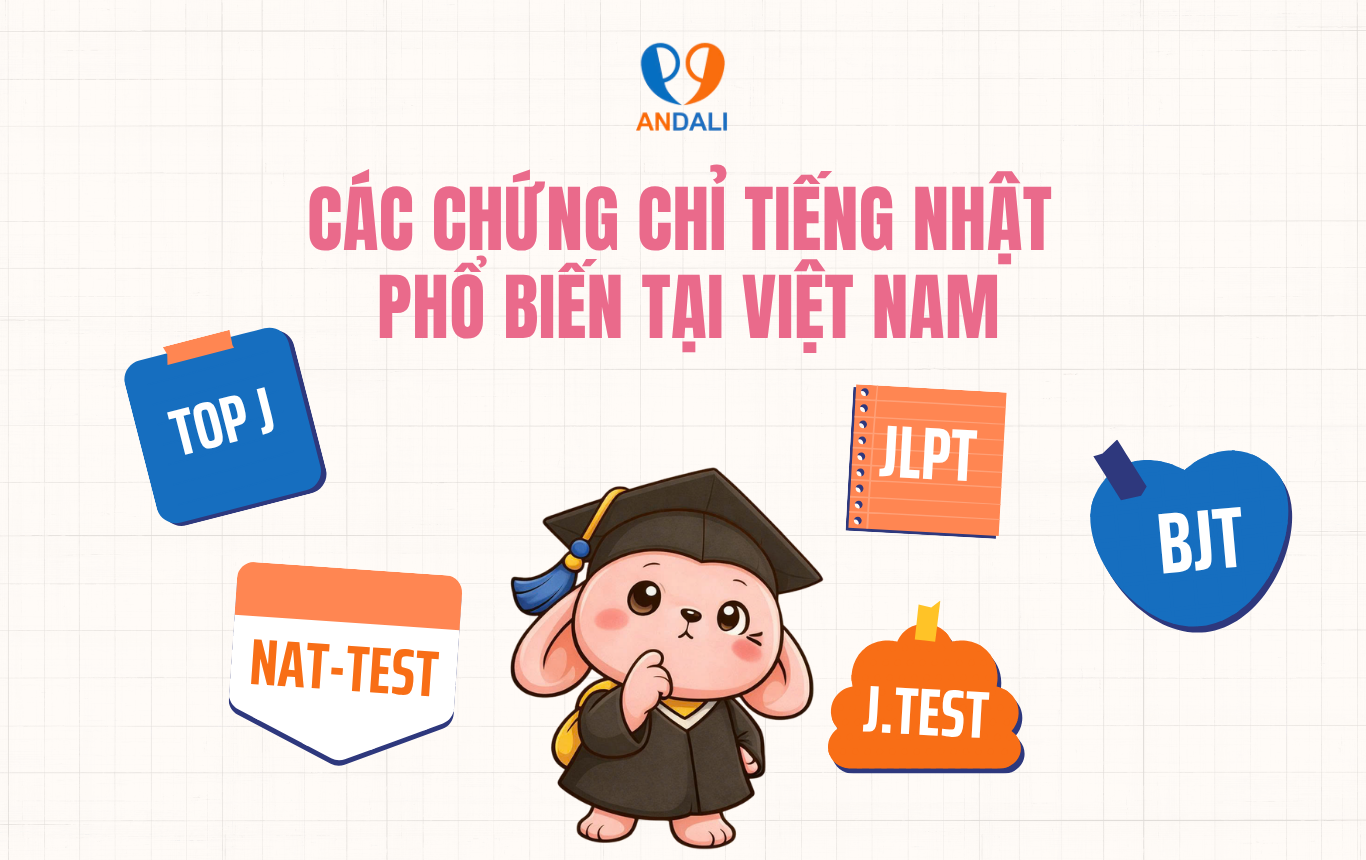 Các chứng chỉ tiếng Nhật phổ biến tại Việt Nam cho người học tiếng Nhật