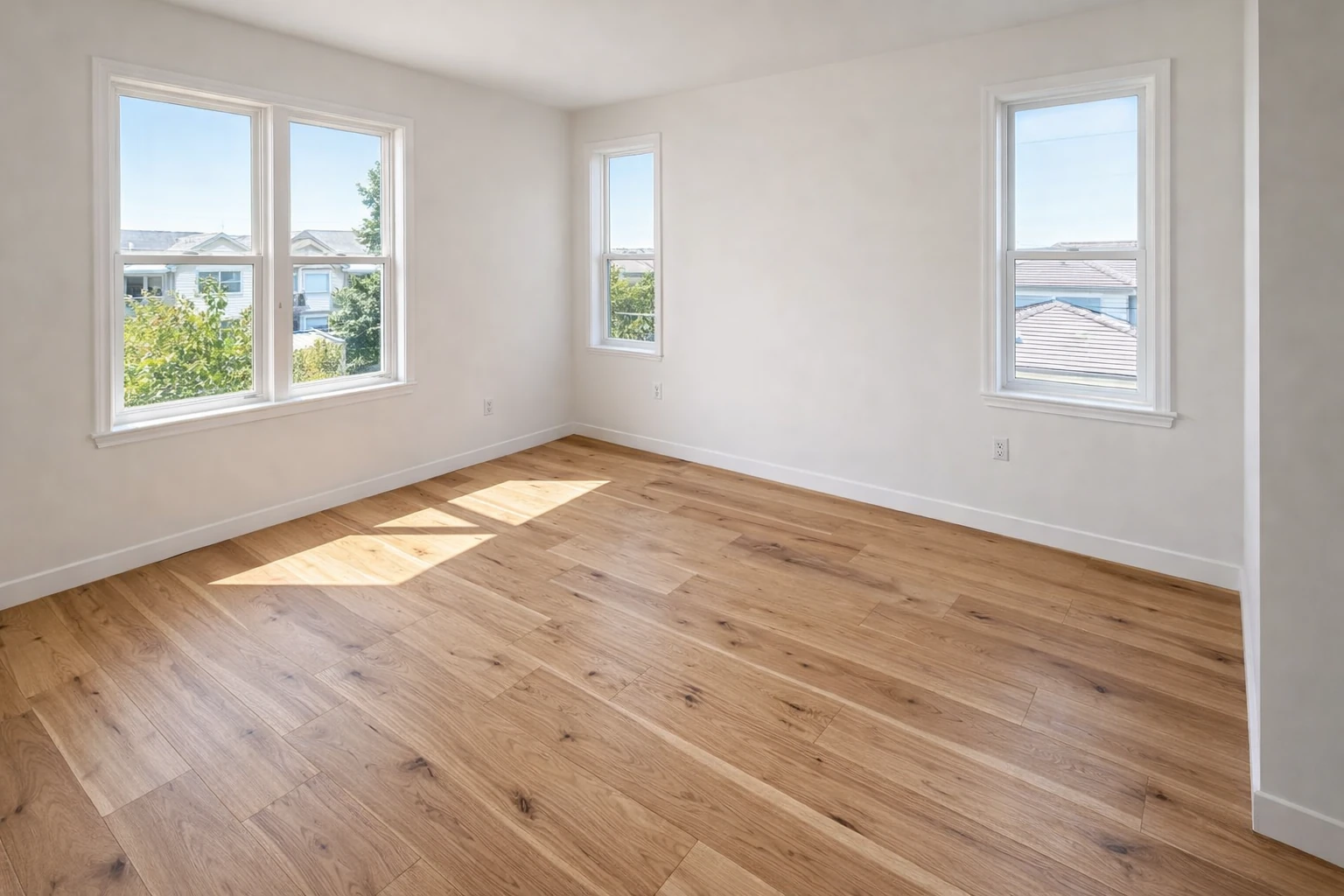 Hardwood flooring installation