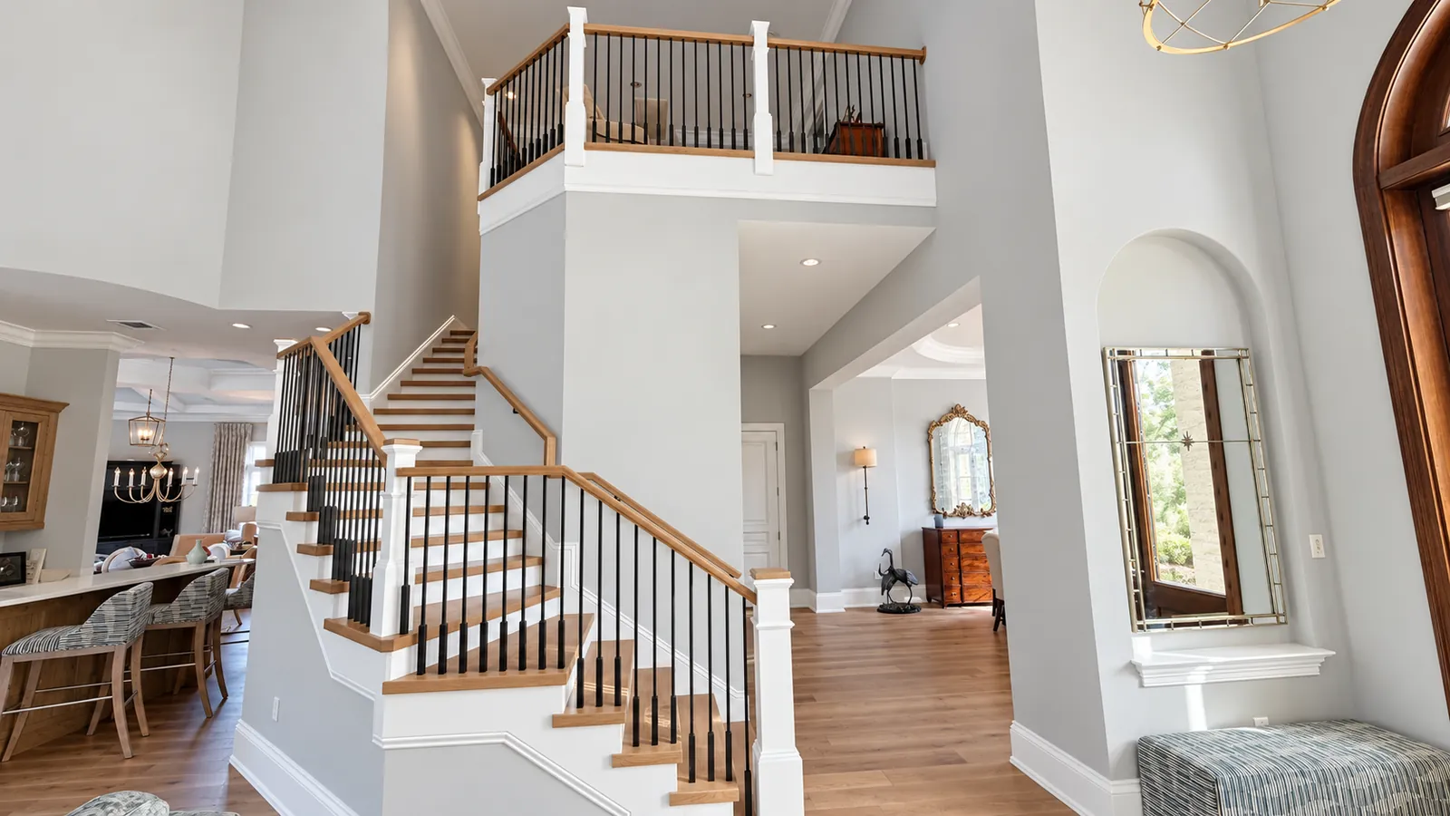 Staircase after remodel by Unity Signature Interiors
