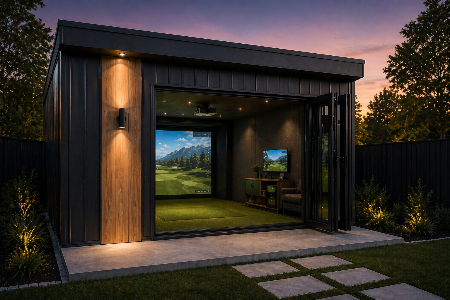 The Clubhouse — flagship ForeSpace golf simulator studio, exterior