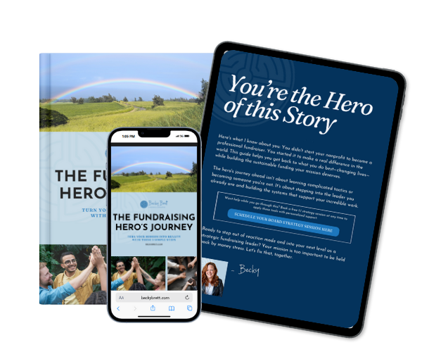Fundraising Hero's Journey by Becky Brett