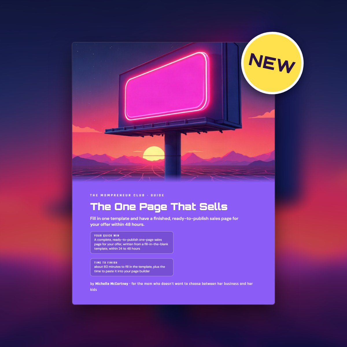 The One Page That Sells guide
