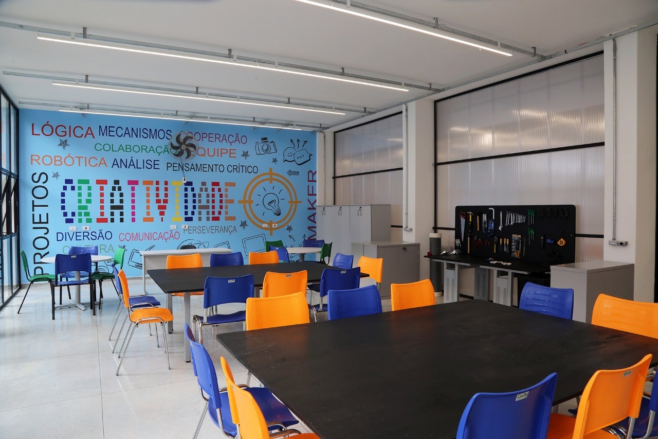Maker Space com impressora 3D