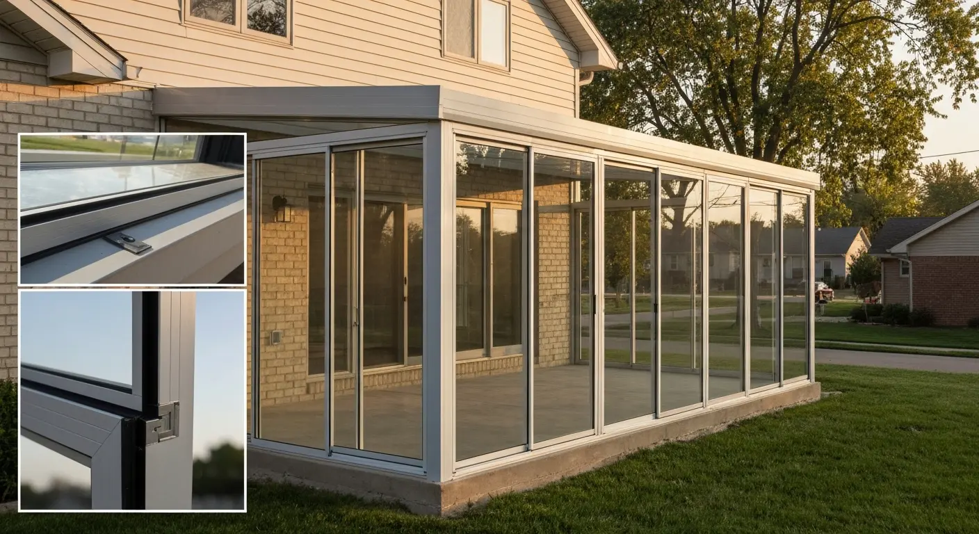 Patio enclosure in Madison