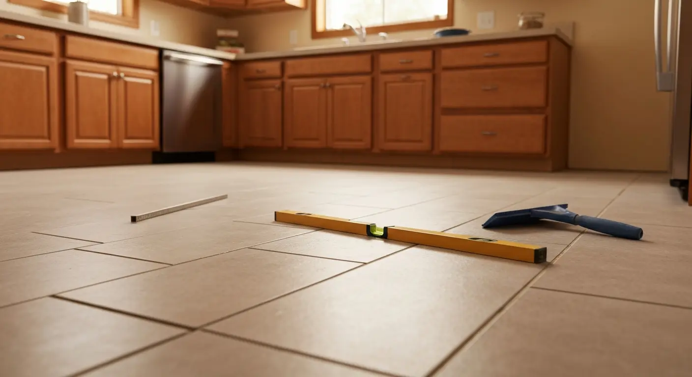 Durable kitchen flooring