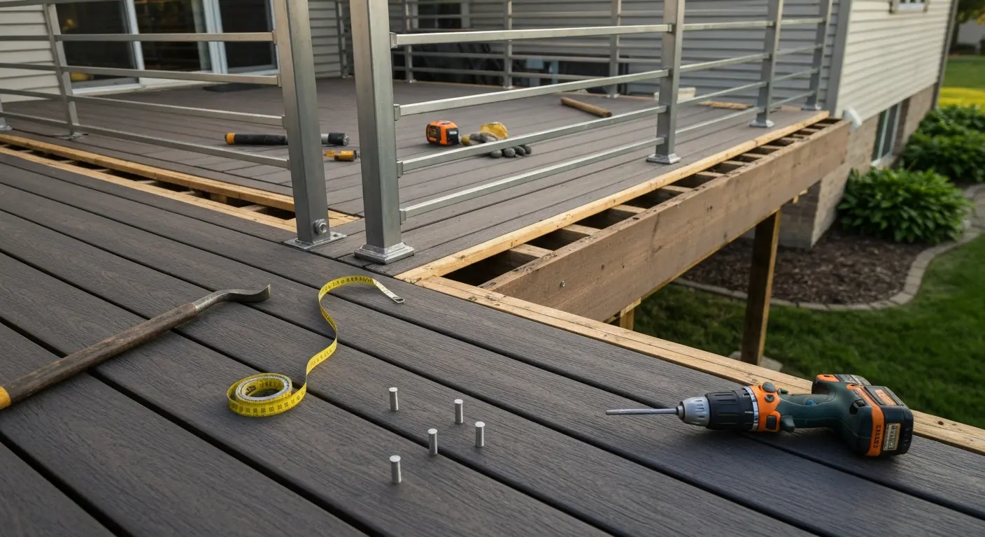 Deck repair work