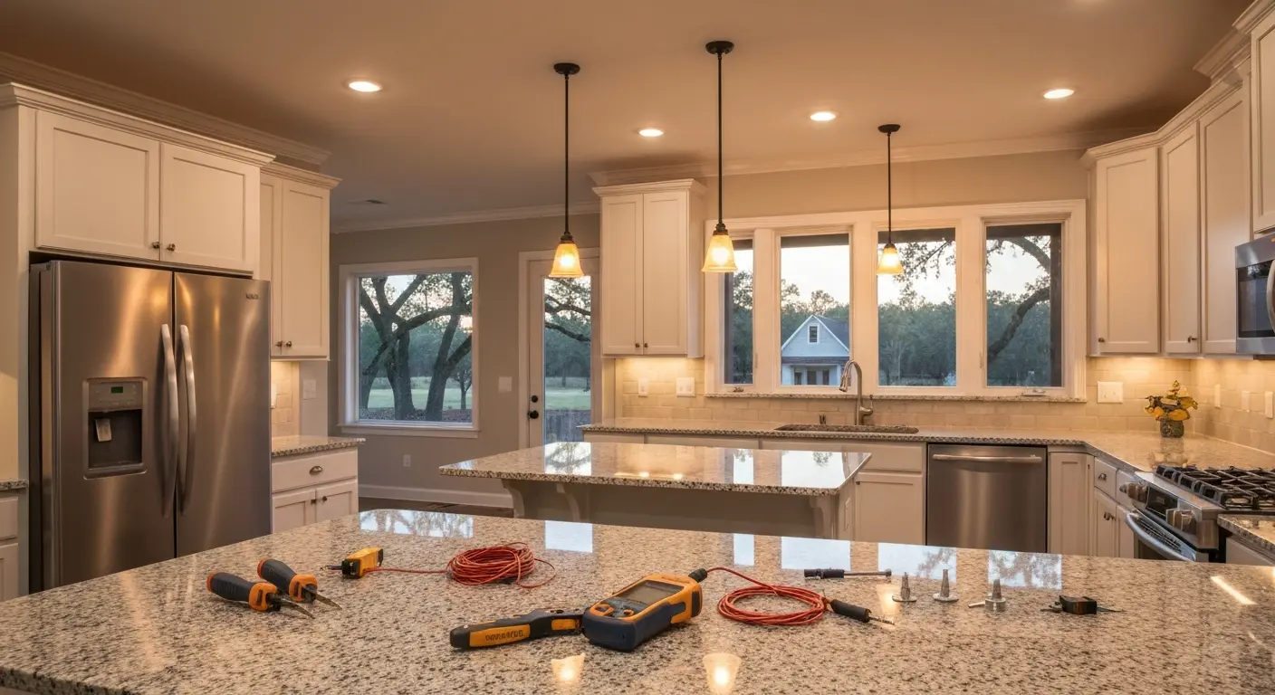 Kitchen lighting installation Clinton MS