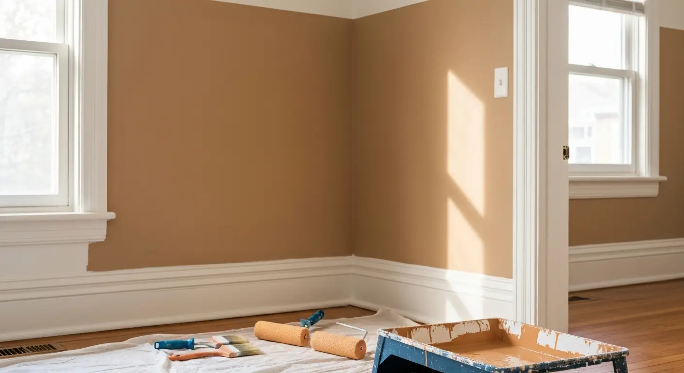 Interior painting project in Madison