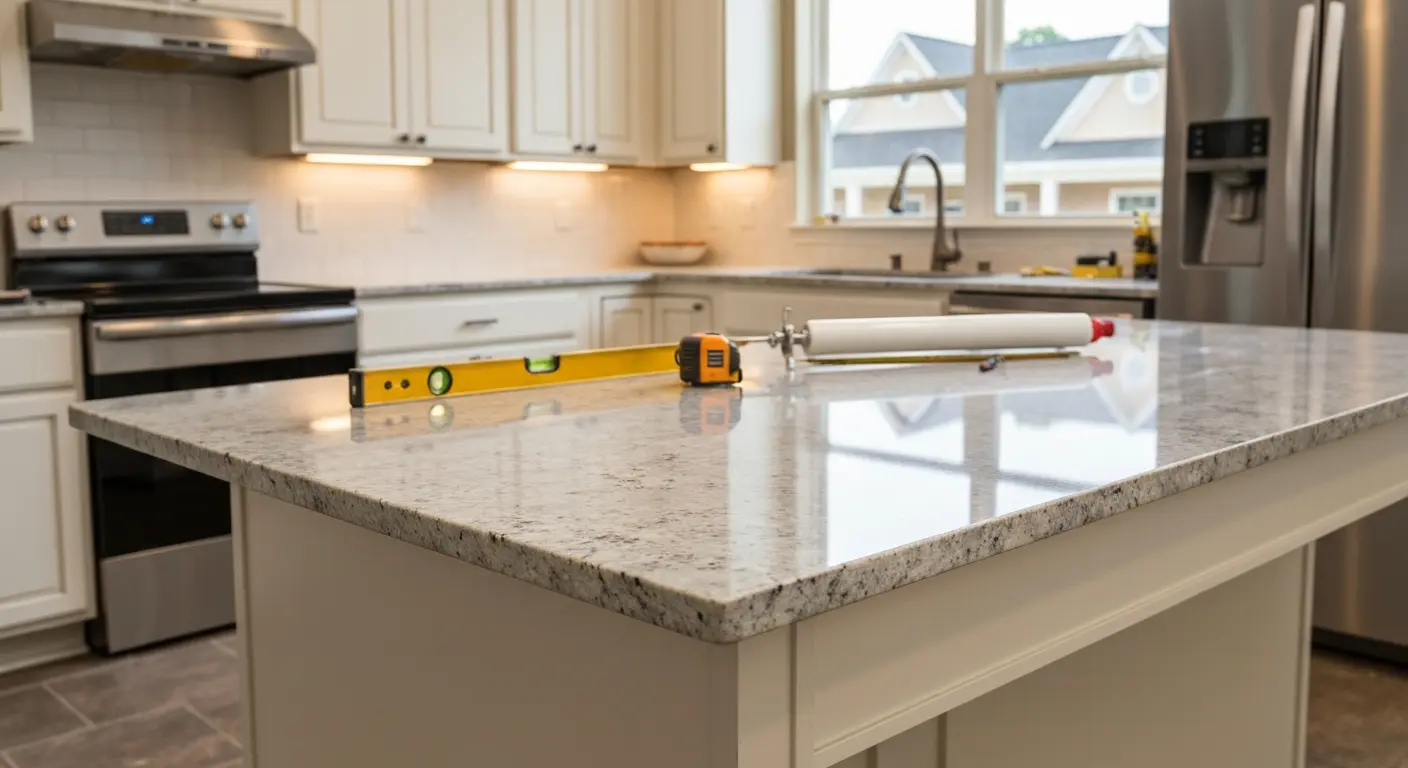Granite and quartz countertop installation