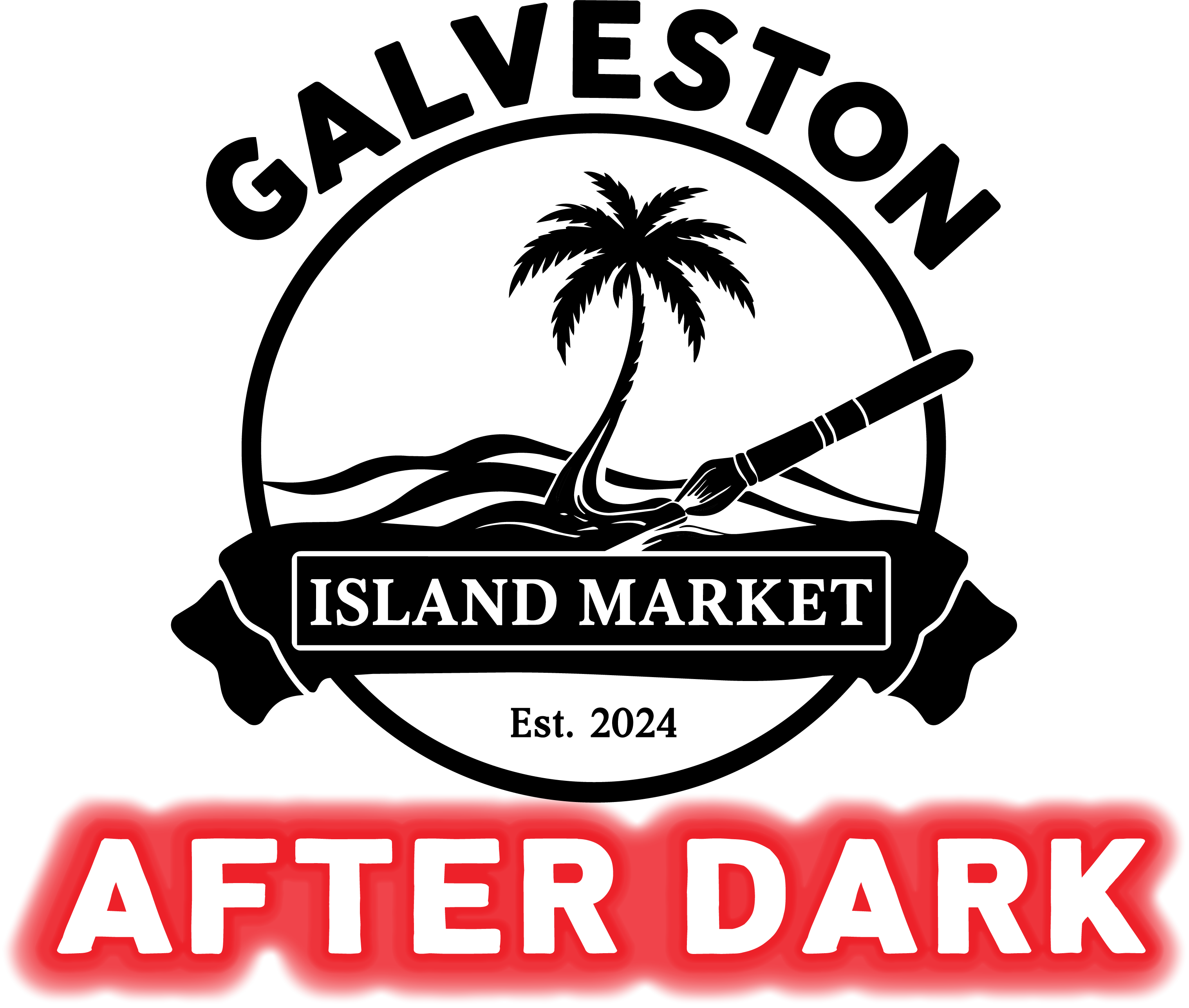 Galveston Island Market After Dark logo