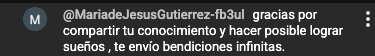 testimonio de maria de jesus