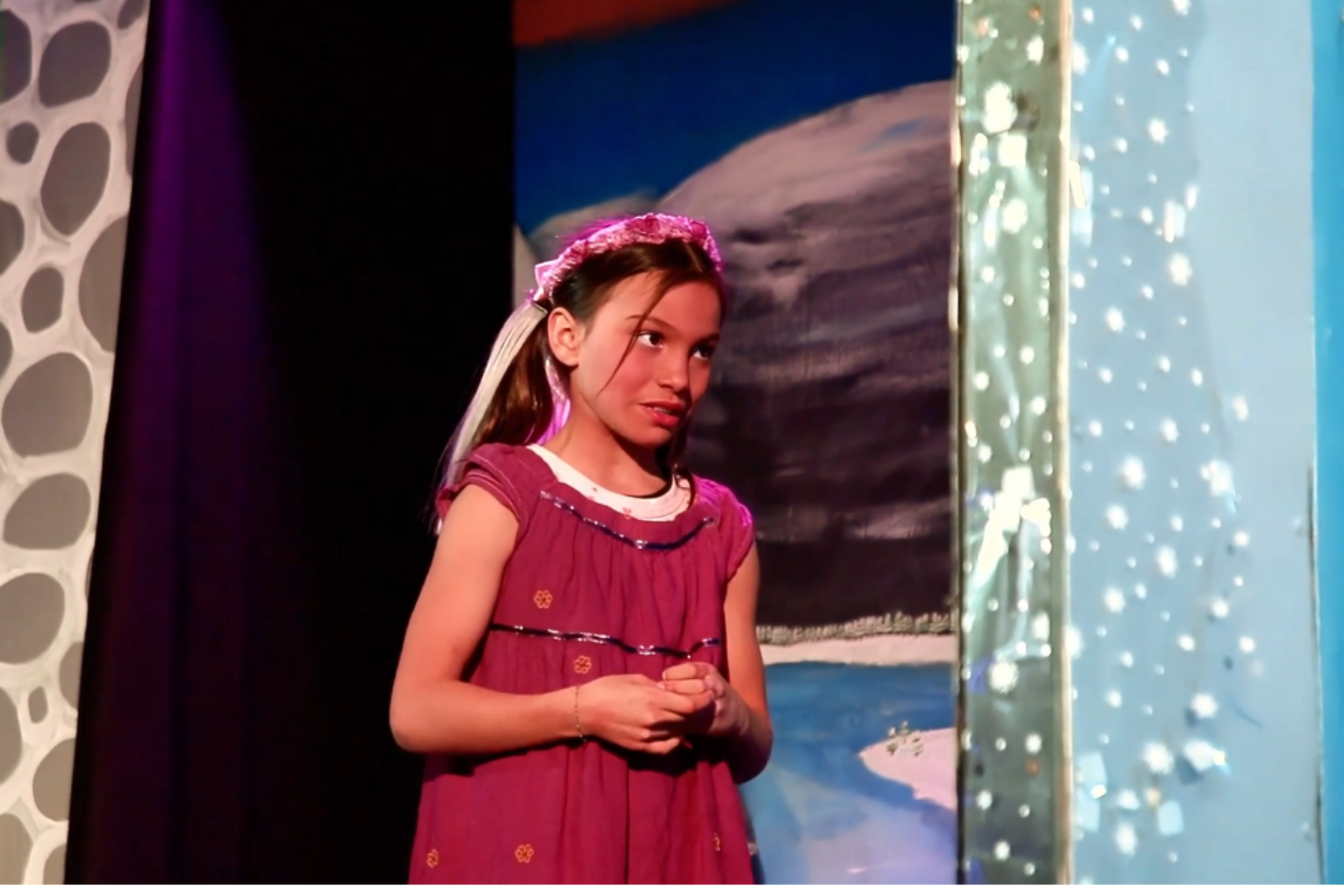 JDS Creative Academy students performing on stage during a community showcase and digital media production class JDS Creative Academy students performing on stage during a community showcase and digital media production class