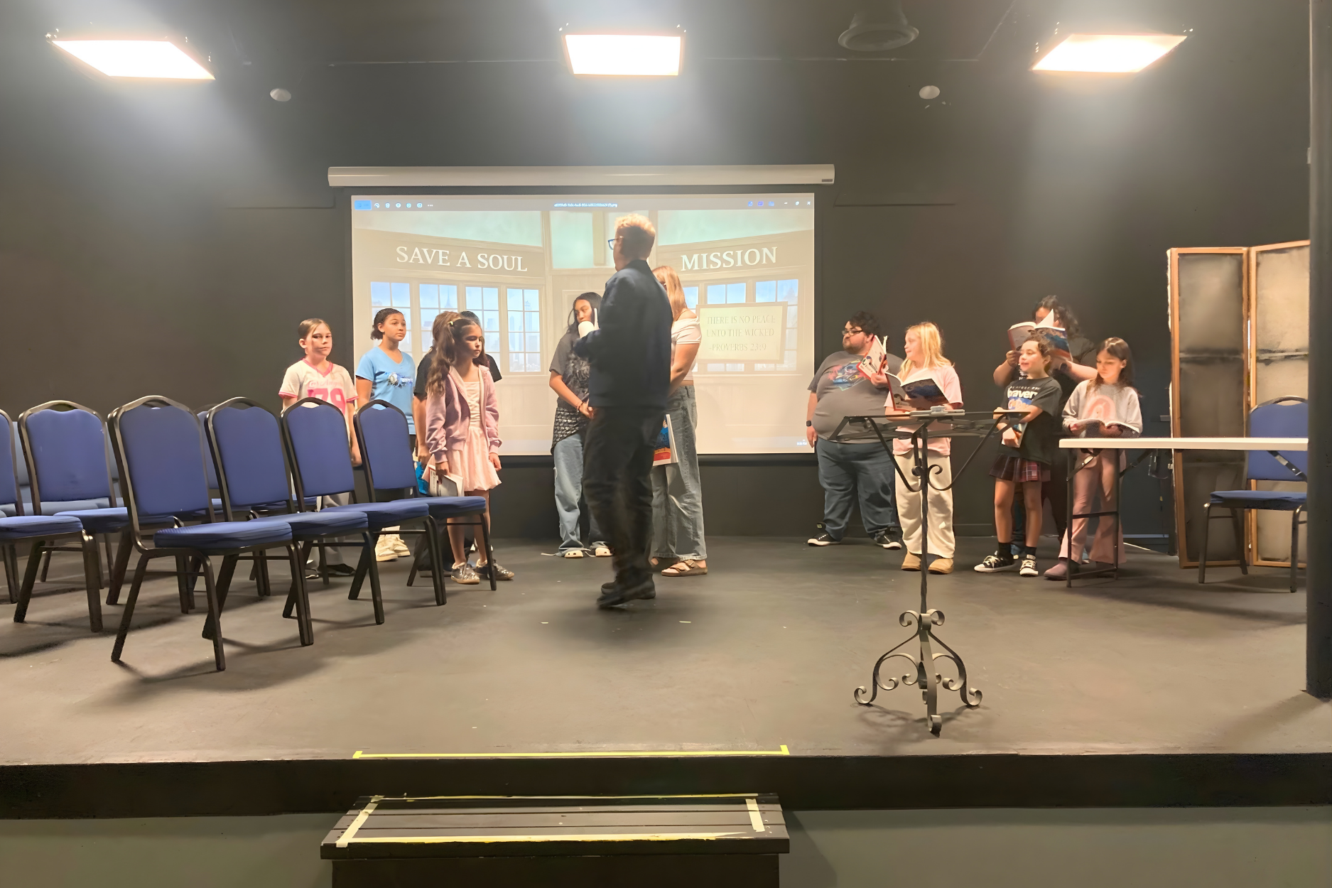 JDS Actors Studio youth acting class in session