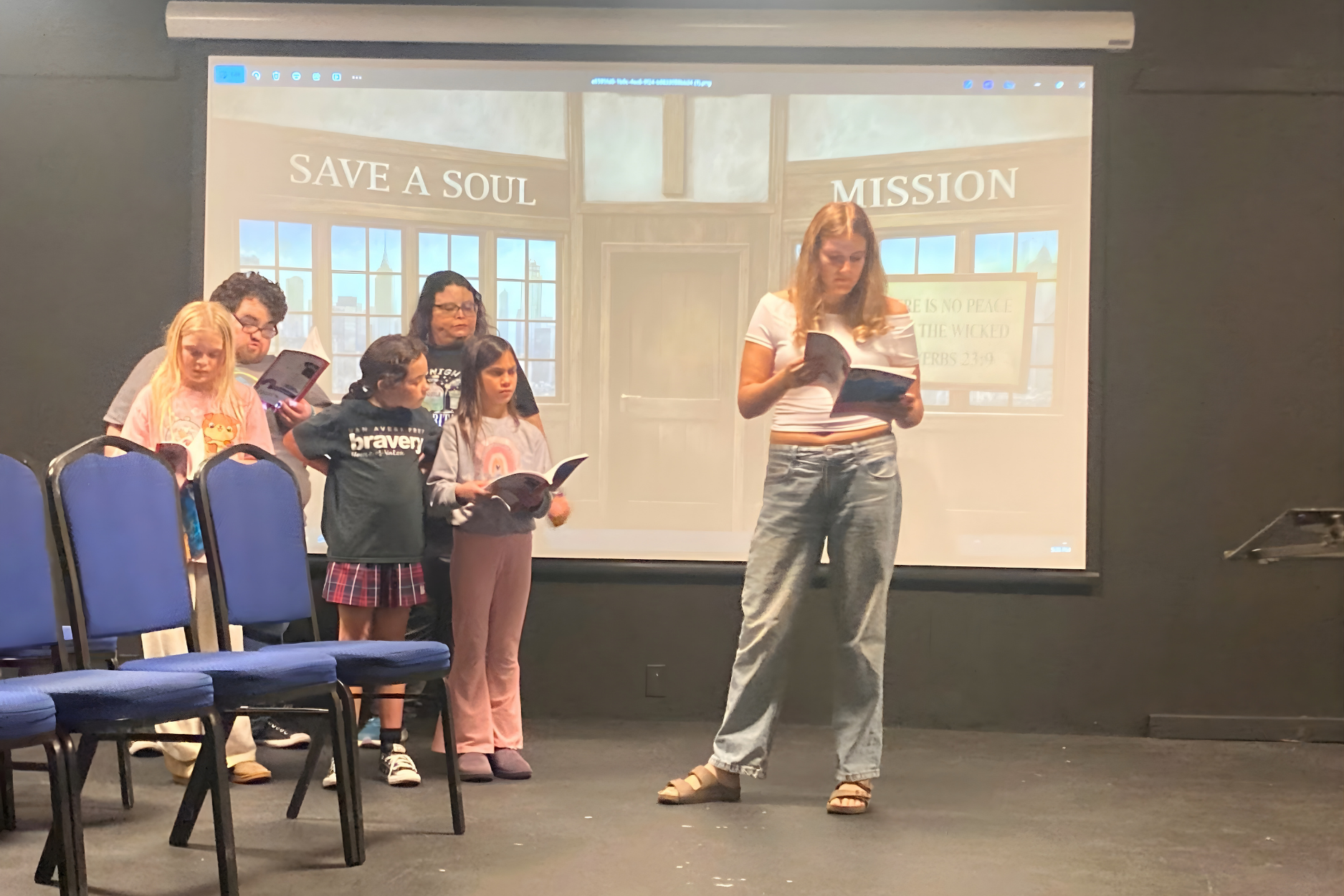 JDS Actors Studio youth acting class in session