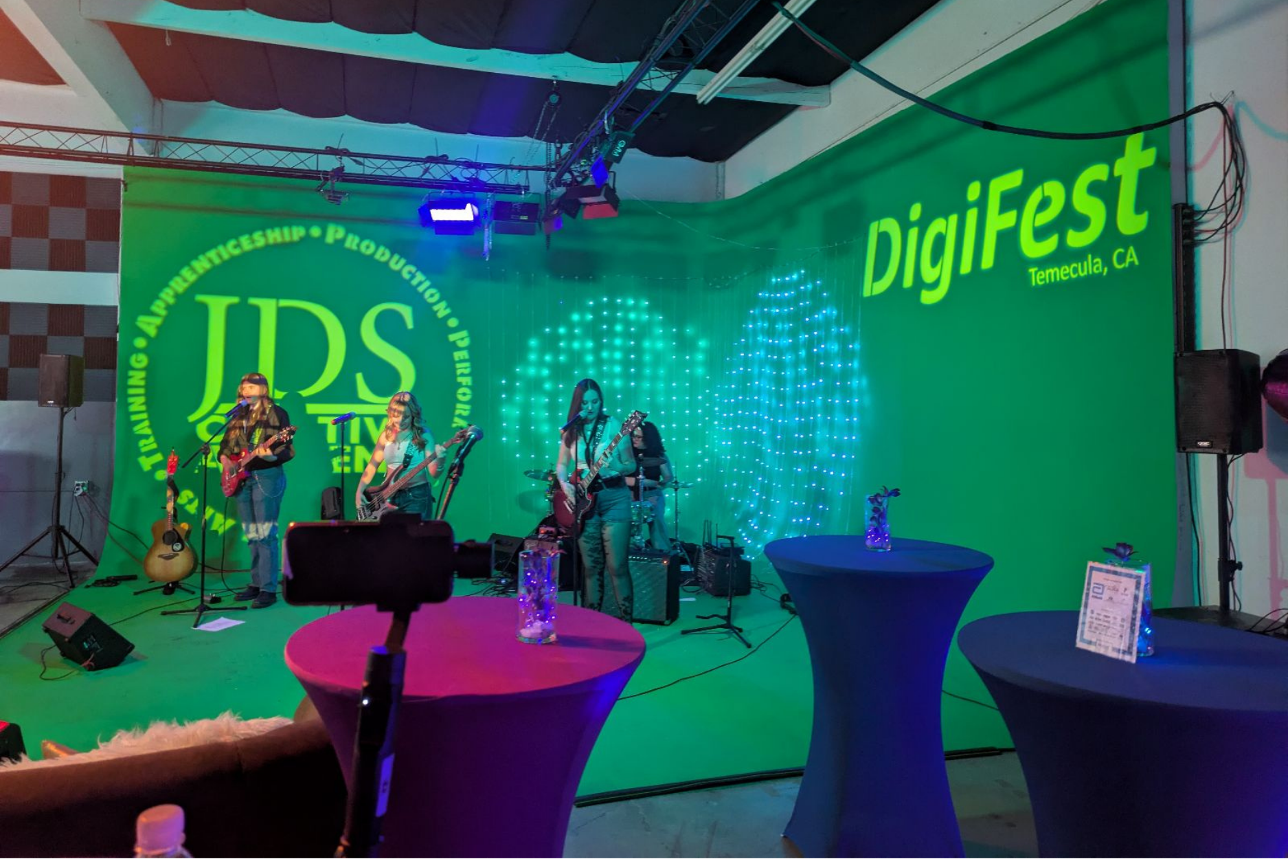 Excited attendees watching film screenings and digital art installations at DigiFest® Temecula 2026