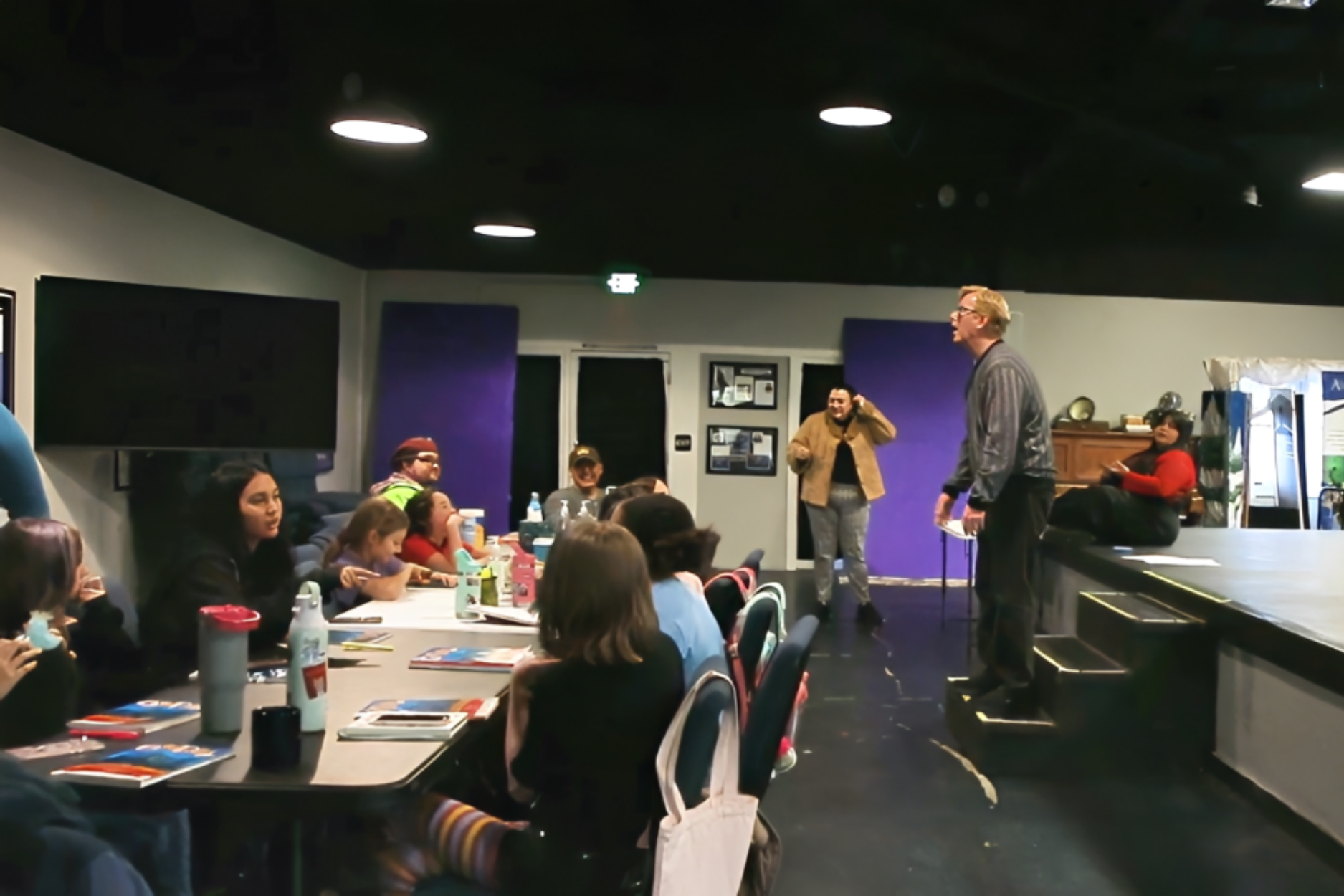 JDS Creative Academy coaches mentoring students in acting and digital media production in Temecula studio