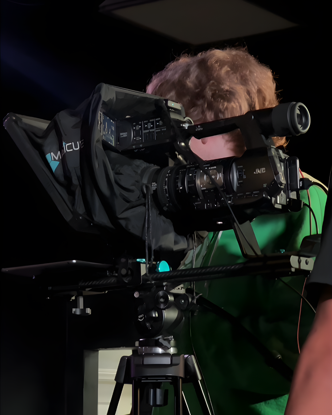 Student presenting a film project to a mentor panel at DigiFest Temecula Student presenting a film project to a mentor panel at DigiFest Temecula