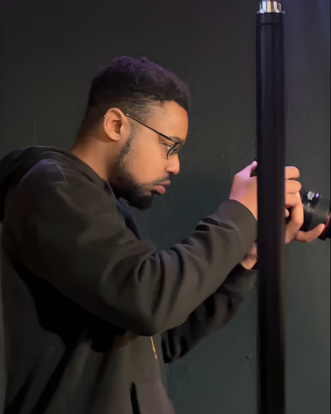 Student presenting a film project to a mentor panel at DigiFest Temecula Student presenting a film project to a mentor panel at DigiFest Temecula