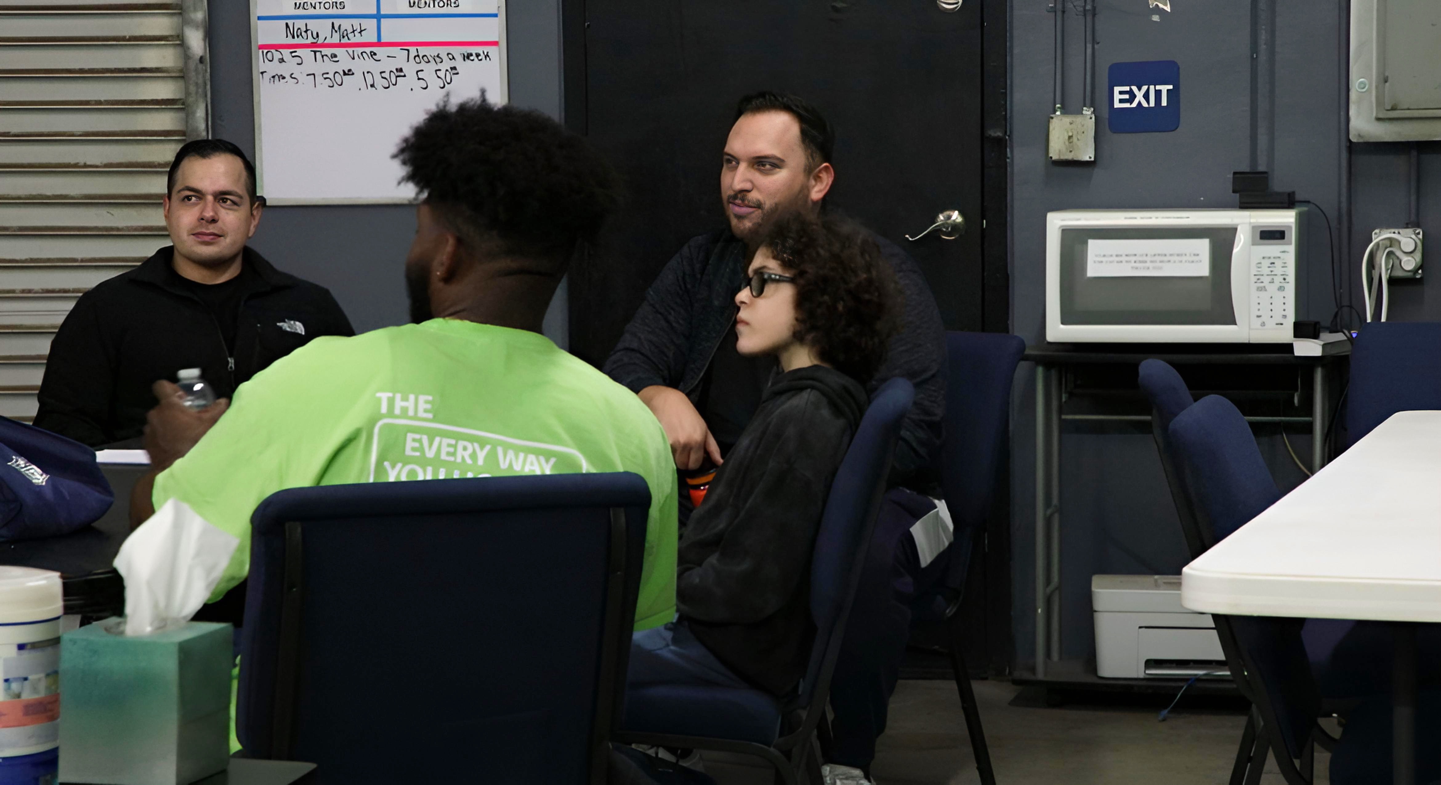 Title 17 participants collaborating on spring arts projects