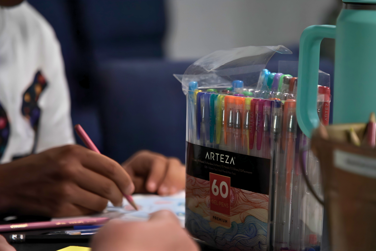 Students participating in creative arts activities, acting, filmmaking, and collaborative projects during summer camp at JDS Creative Academy.