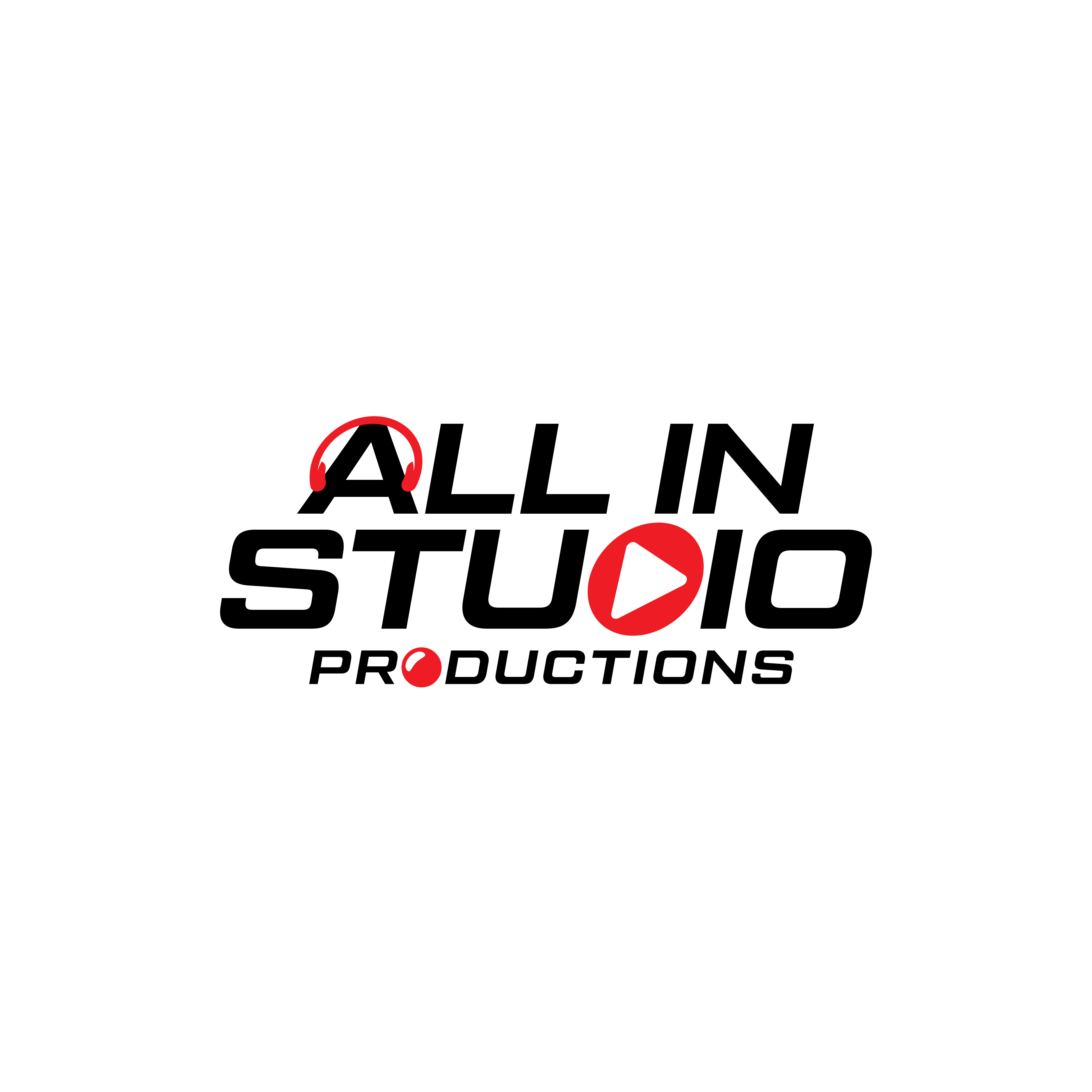 Recording studio interior for All In Studio Productions