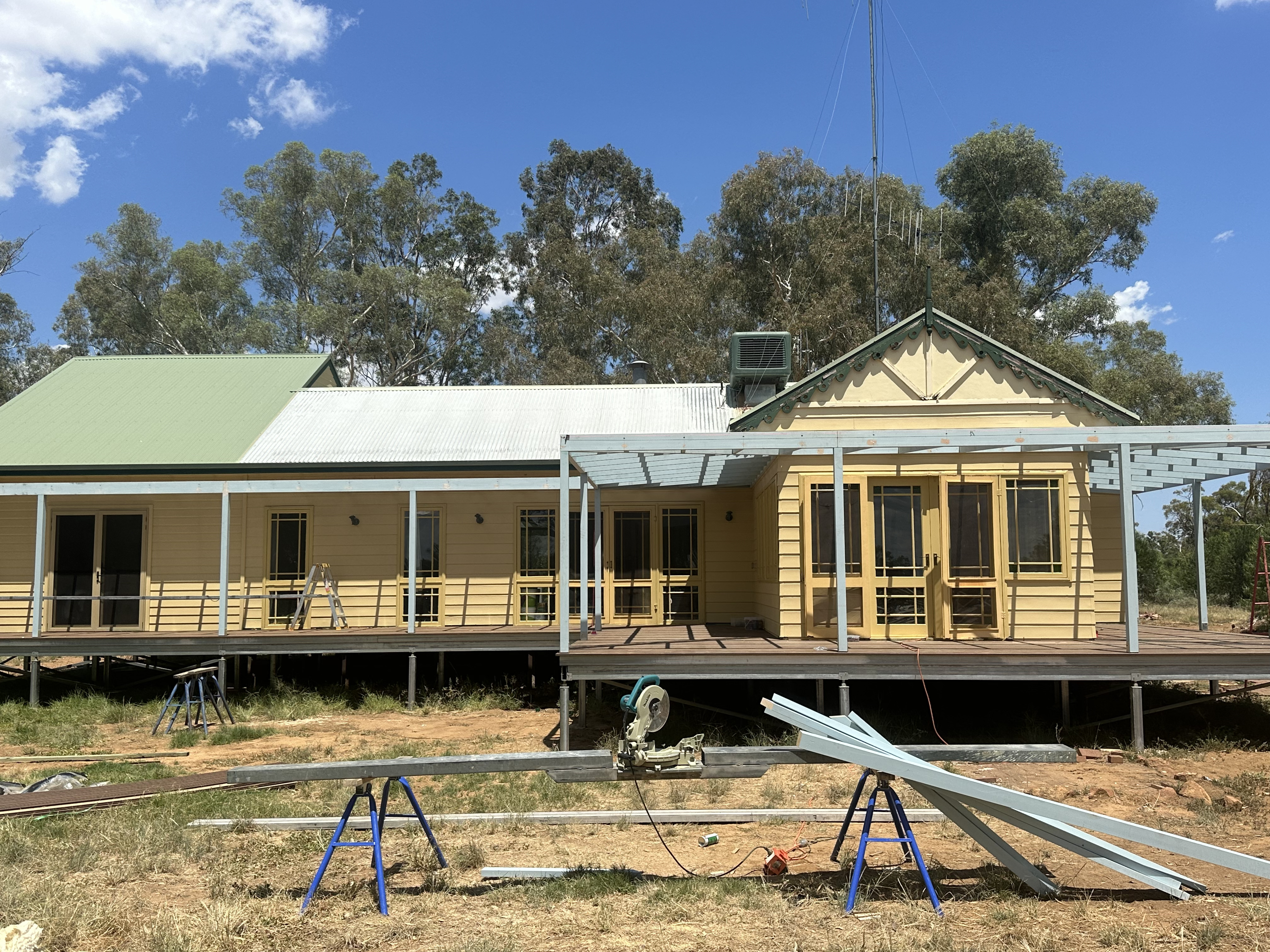 Main view of the new extension living area added to the Warren home