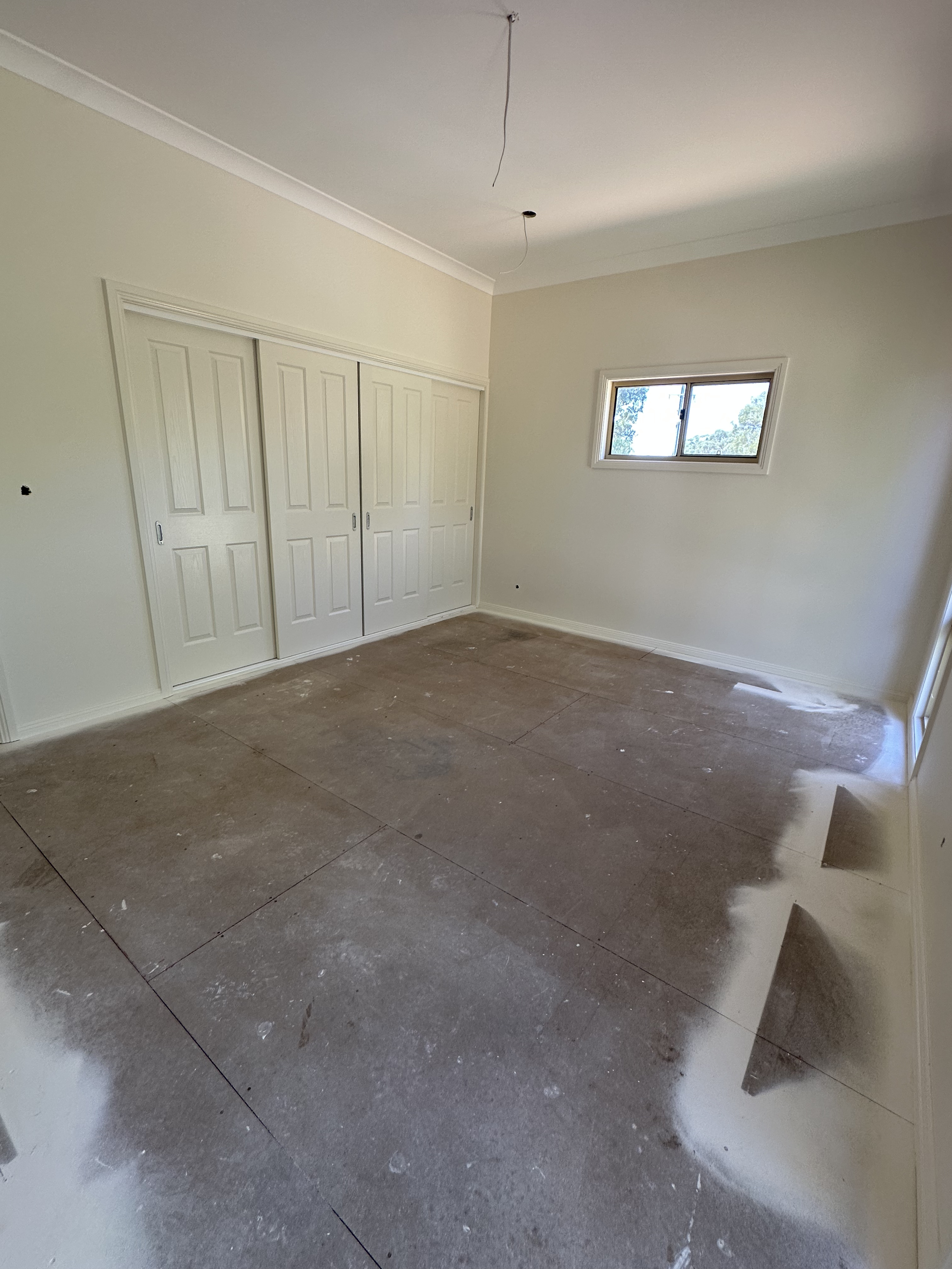 Close-up of new flooring and finishes inside the Warren extension