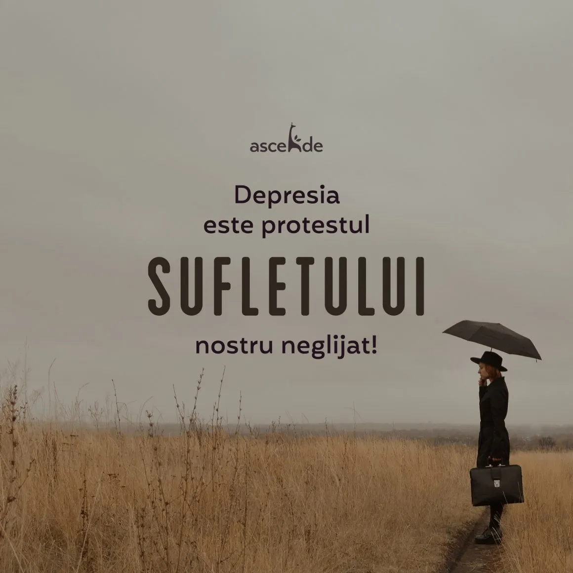 Depresia este protestul sufletului nostru neglijat!