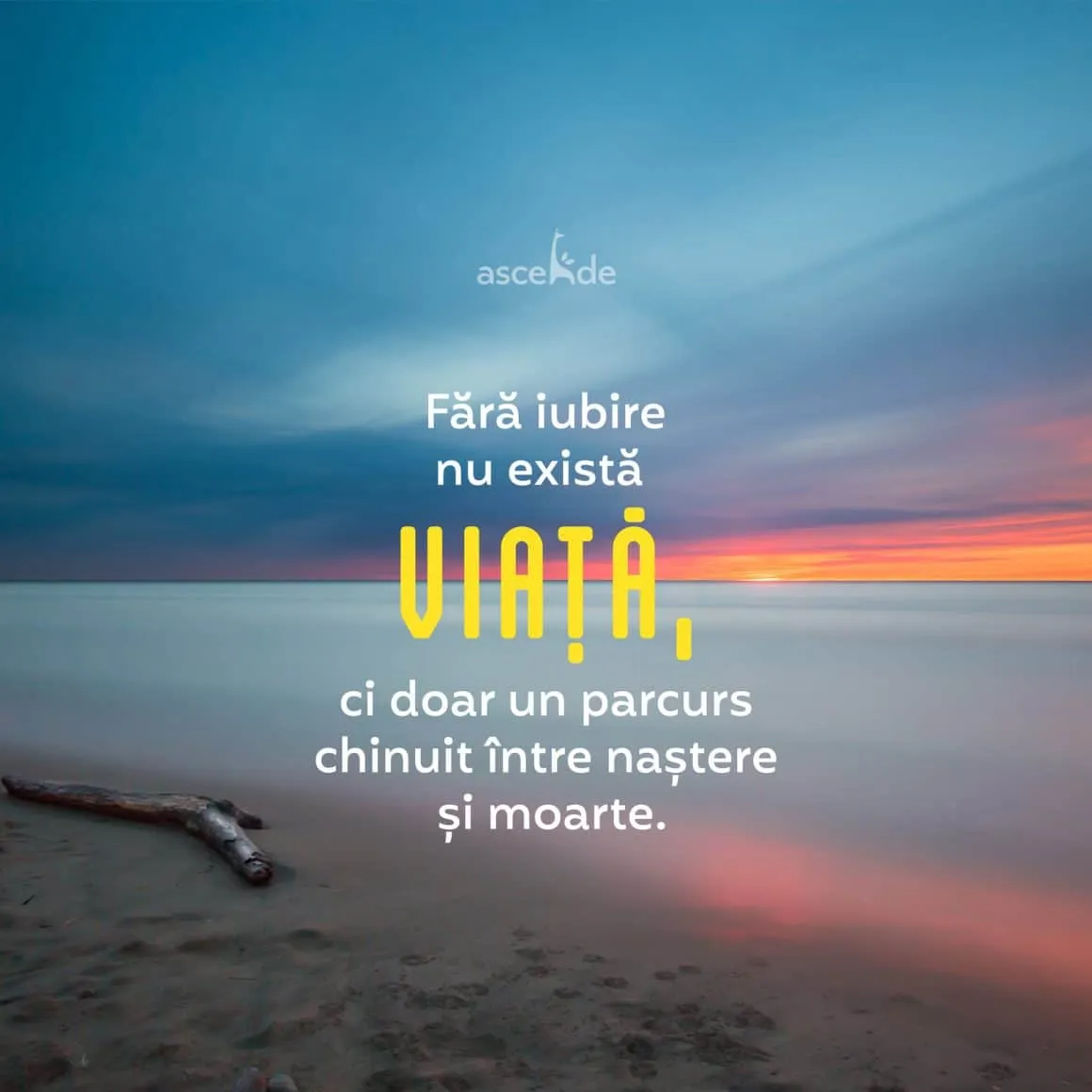 Fără iubire nu există viață!