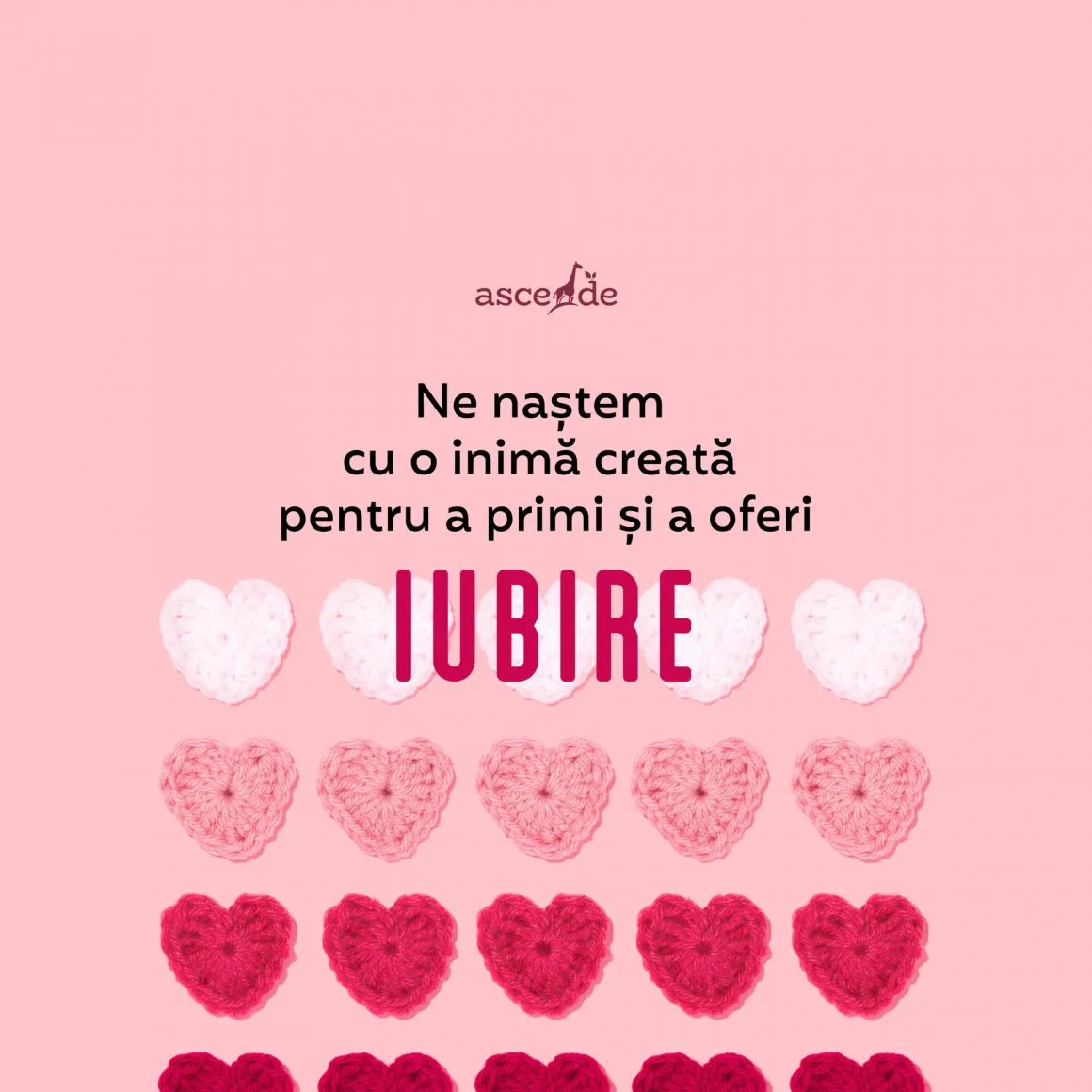 Ne naștem cu o inimă creată pentru a primi și a oferi iubire