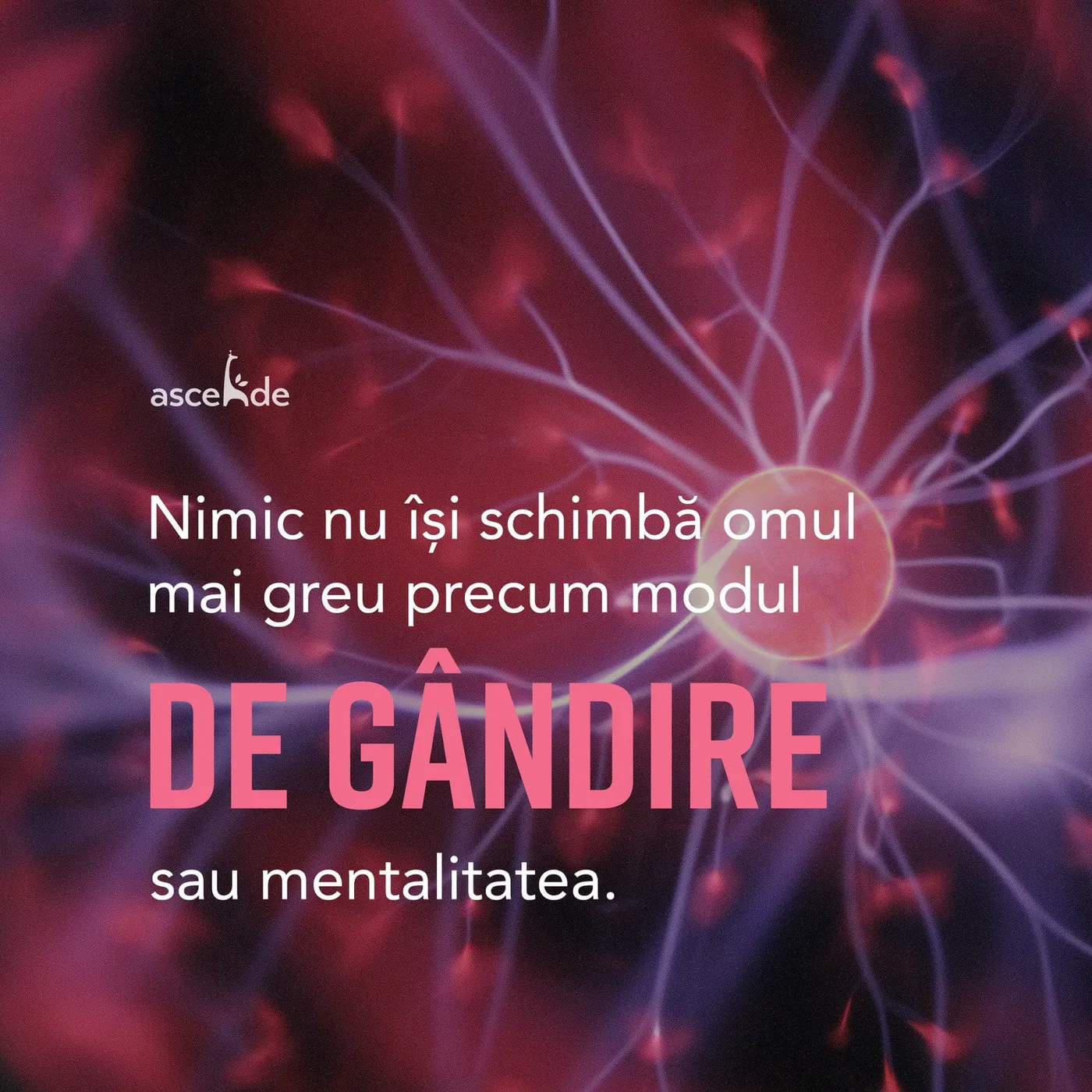 Nimic nu își schimbă omul mai greu precum modul de gândire sau mentalitatea.