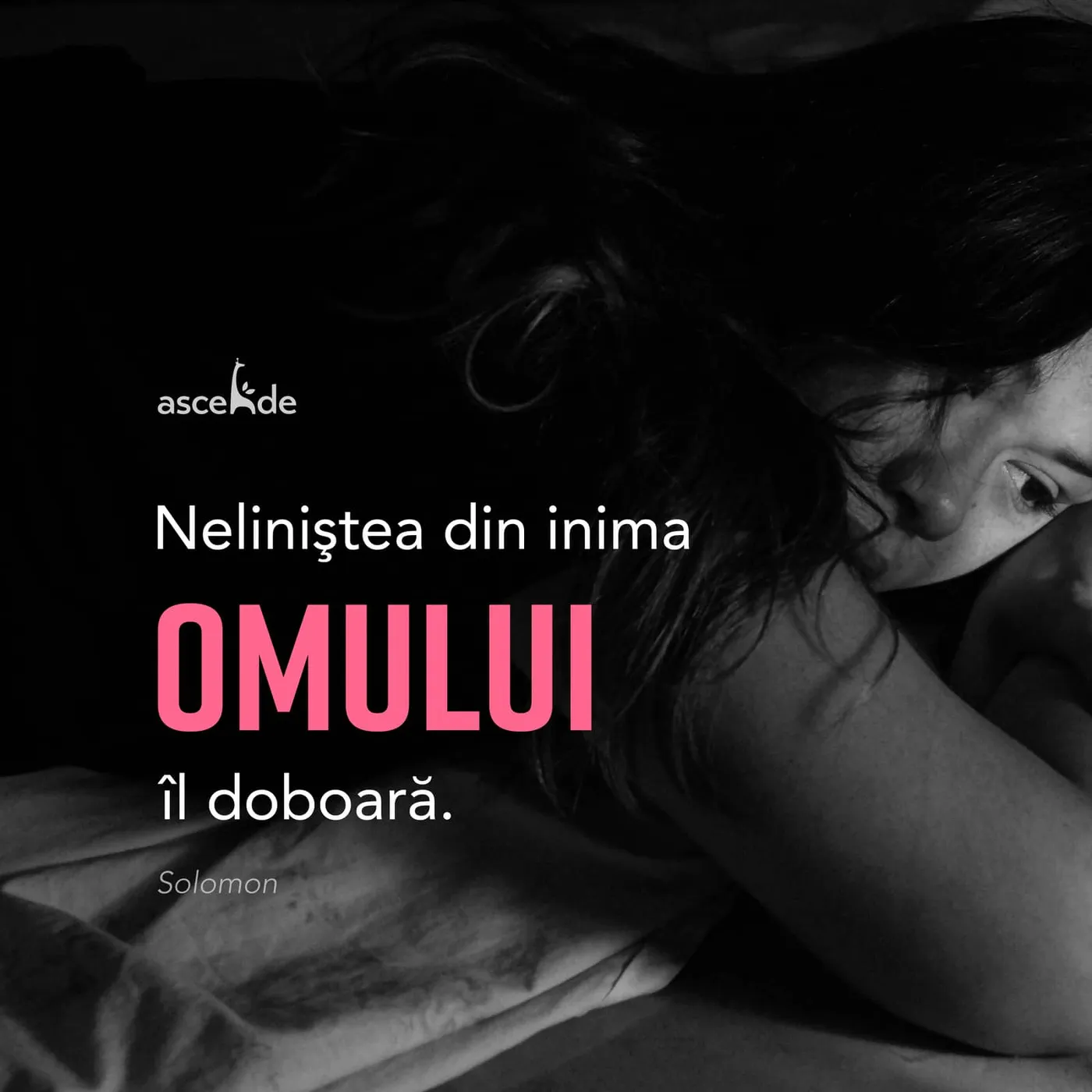 Neliniştea din inima omului îl doboară!